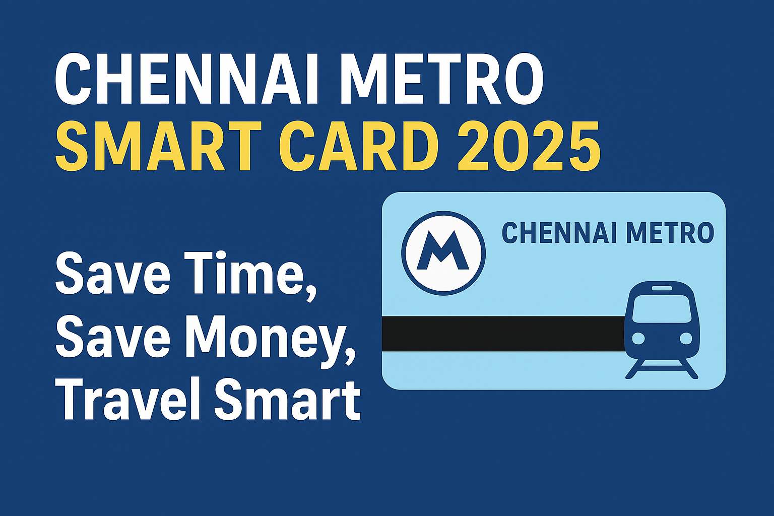 Chennai Metro Rail Smart Cards & Travel Passes 2025